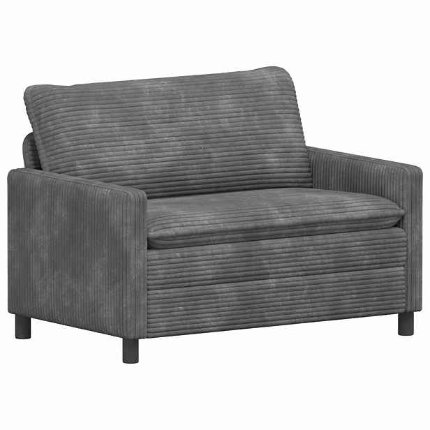 vidaXL Pohovka Světle šedá 126 x 81 x 87,5 cm Polyester
