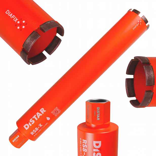 Diamantová korunka 82 mm Distar Dds-w 450 1 1/4 Unc pro betonu RS8-X