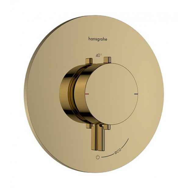 Sprchová baterie Hansgrohe Ecostat Comfort S bez podomítkového tělesa leštěný vzhled zlata 33714990
