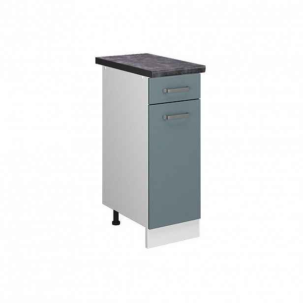 Vicco SPODNÍ SKŘÍŇKA KUCHYŇSKÉ LINKY R-Line Modrošedá 30 cm , PD Antracit
