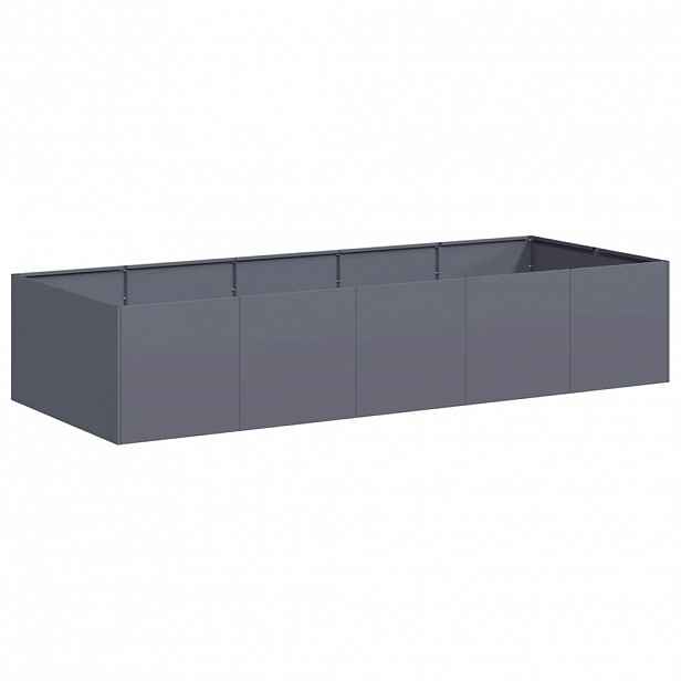 vidaXL Truhlík antracitový 200x80x40 cm ocel
