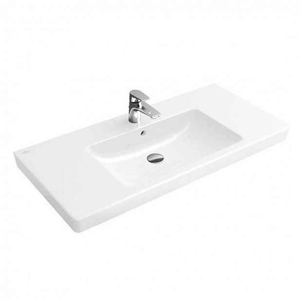 Villeroy & Boch Subway 2.0 - Umyvadlo nábytkové 100x47 cm, s přepadem, otvor pro baterii, alpská bílá 71751G01
