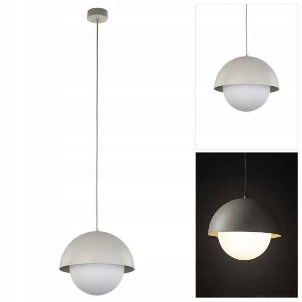 Závěsná lampa Bono béžová, moderní teplá forma v obývacím pokoji Tk Lighting