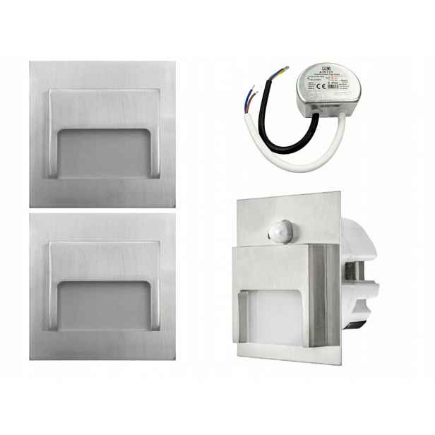 Sada schodišťových svítidel Halogen Led 3x senzor