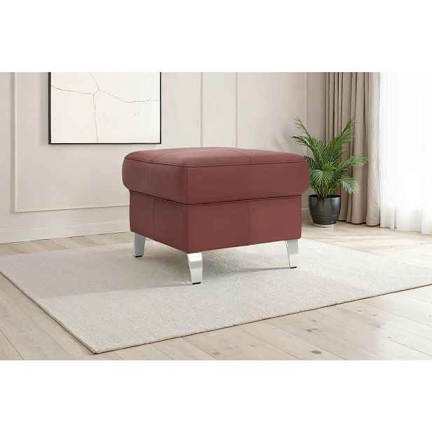 Sit & More TABURET, kůže, 58/48/58 cm