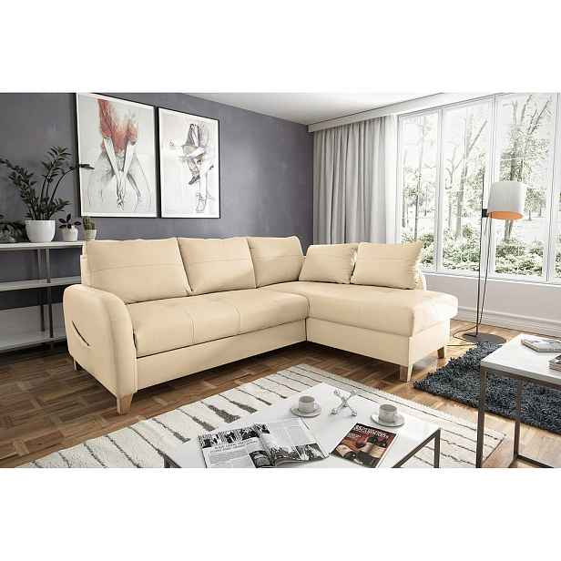 Livetastic ROHOVÁ SEDAČKA, textil, kůže, béžová