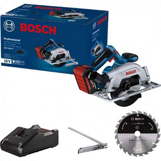 Bosch - 18V AKU okružní pila 165 mm, 1x aku 5,0 Ah, nabíječka 06016C1223