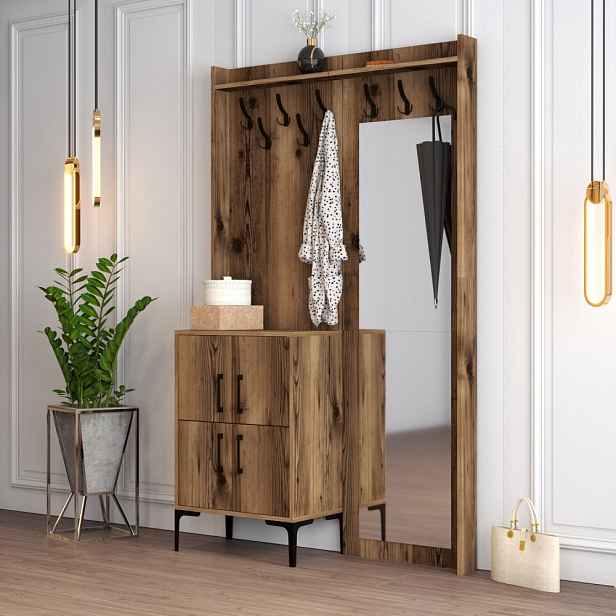 Předsíňová stěna Berlin BC - Walnut
