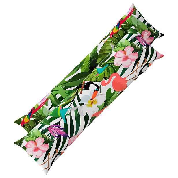 vidaXL Odhazovací polštář 2 ks HEERLEN Vícebarevný 40 x 145 cm