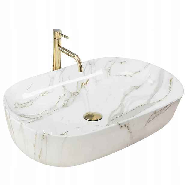 Exkluzivní umyvadlo na desku Cleo 61 Aiax – jedinečný design