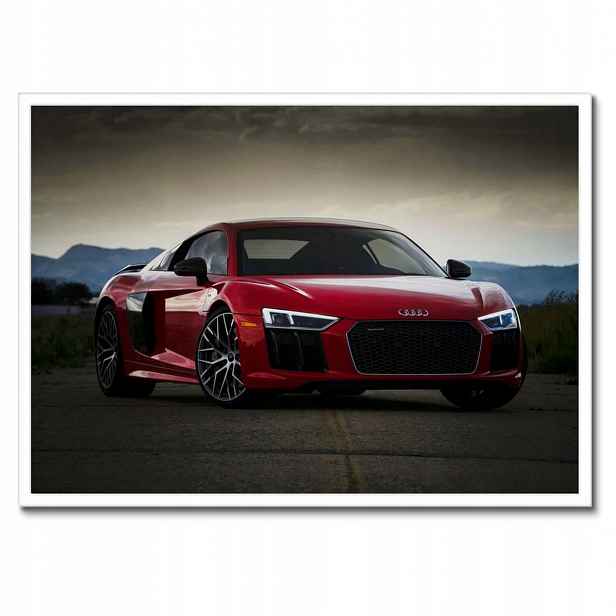 Plakáty v rámu 70x50 Červené Audi Quattro