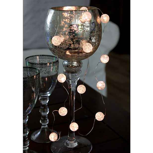 Světelný LED řetěz délka 140 cm Star Trading Dew Drop - průhledný