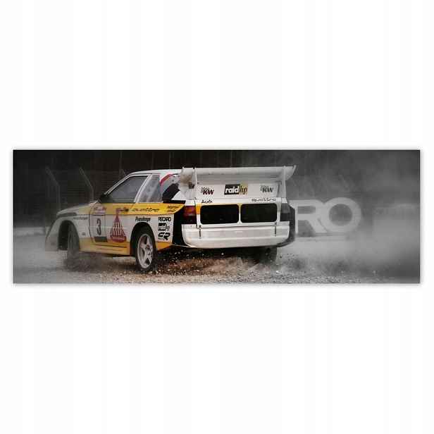 Plakáty 200x66 Audi Quattro Drift Kurz