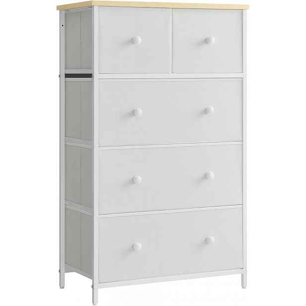 Komoda se zásuvkovými boxy HALLY 53x93 cm, dub/bílá