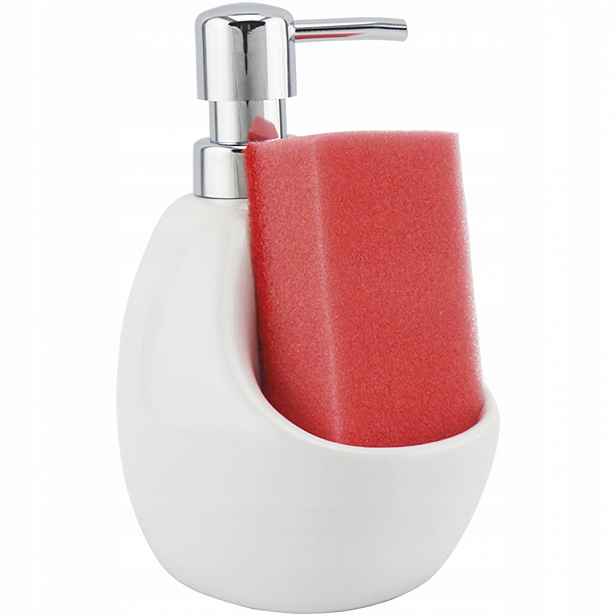 Mini Dávkovač Keramický 470 ml Bílá/Chromová povrchová úprava, Série Mini