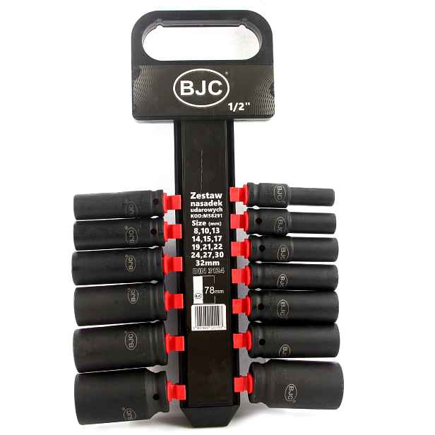Nárazové Nástavce 1/2" 8-32 mm Bjc /78 mm/