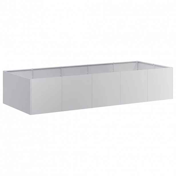 vidaXL Truhlík 200x80x40 cm pozinkovaná ocel