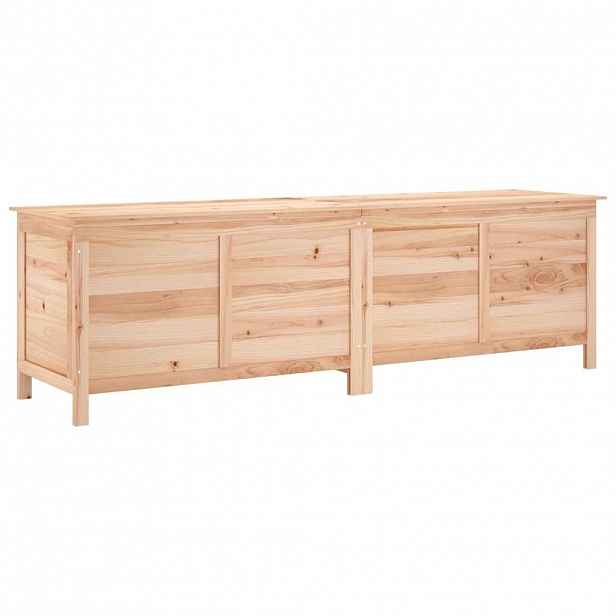 vidaXL Zahradní úložný box 198,5 x 50 x 56,5 cm masivní jedlové dřevo