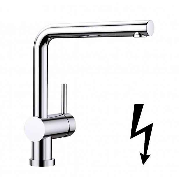 Blanco Linus - Dřezová baterie, sklopná pod okno, chrom 514277
