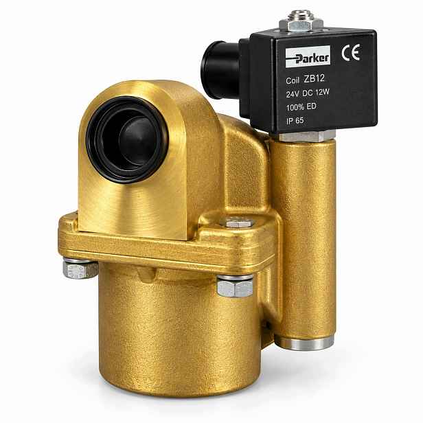 Elektroventil Parker Ve 135 T cívka ZB12 24V DC 12W 0,5-10 bar