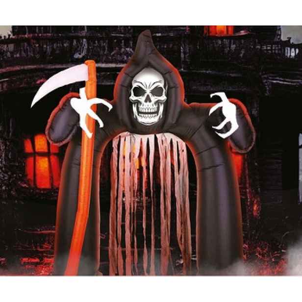 Halloweenská dekorace zahrady domu oblouk Zniwiarz 2 m
