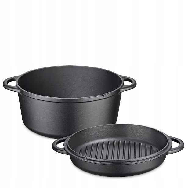 Hrnec Kuchenprofi litinový Bbq forma na chléb 26 cm