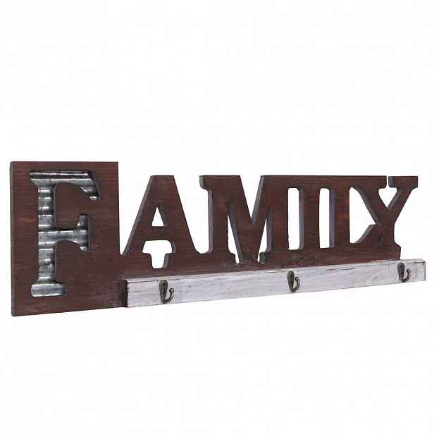 MCW NÁSTĚNNÁ SKŘÍŇ FAMILY Hnědá