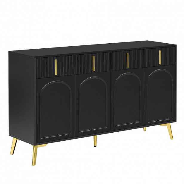 Urban Meuble KOMODA černá, 140/37,8/82 cm