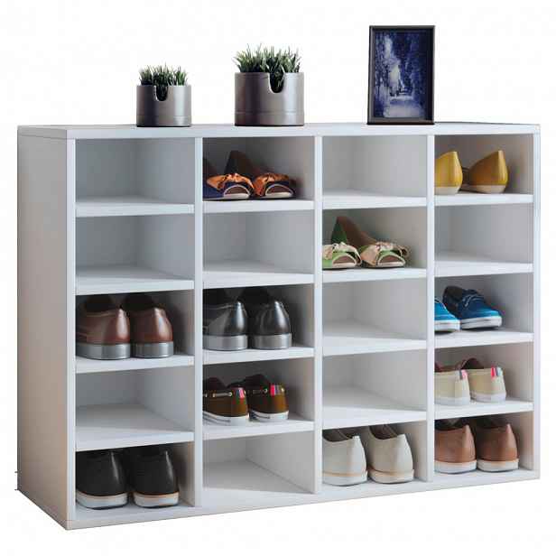Regál na Boty Hinsol L Š: 92cm Bílý