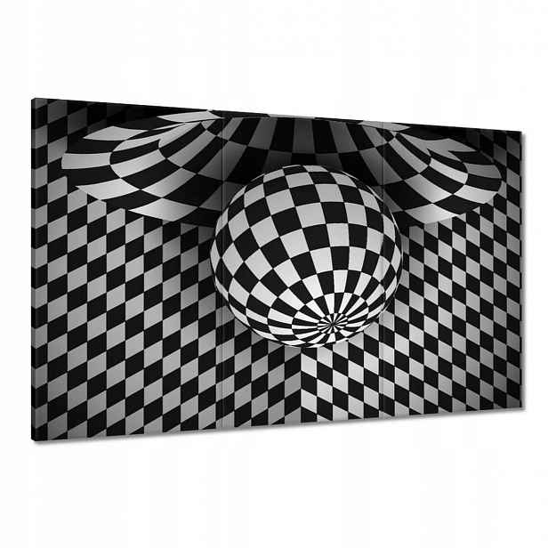 Obrazy 120x80 Abstrackja černobílá