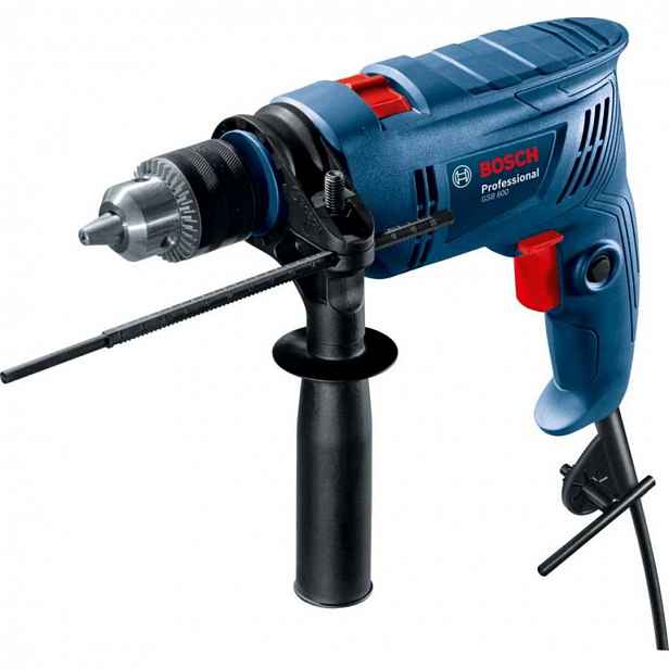 Bosch - Příklepová vrtačka 600 W, s příslušenstvím 06011A0321
