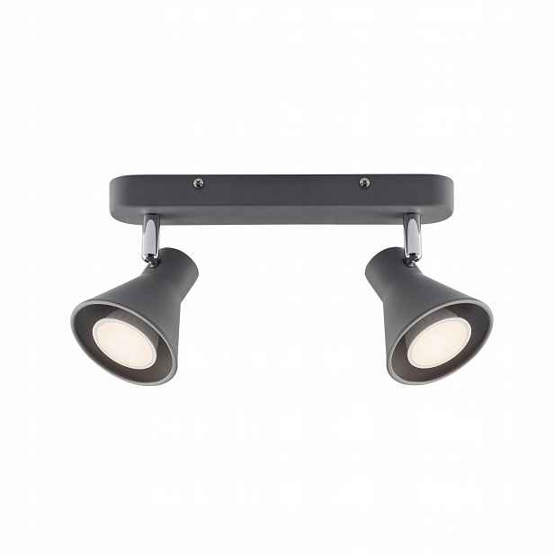 Reflektor Spot Led Nástěnný 2xGU10 Šedý Stmívač pro kancelář Eik Nordlux