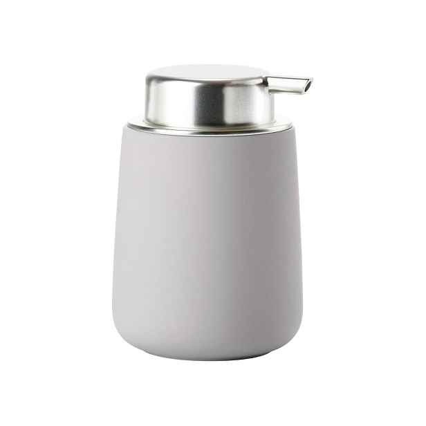 Světle šedý porcelánový dávkovač mýdla 250 ml Nova – Zone
