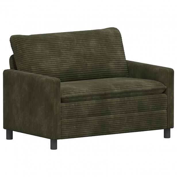 vidaXL Pohovka Zelená 126 x 81 x 87,5 cm Polyester