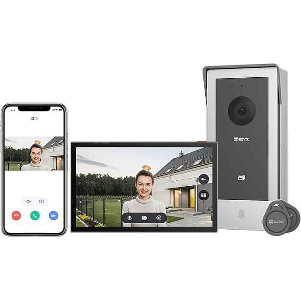 Videotelefon Ezviz CP5 2-ŽILOVÝ Wifi 7 Palců Full Hd Inteligentní Interkom