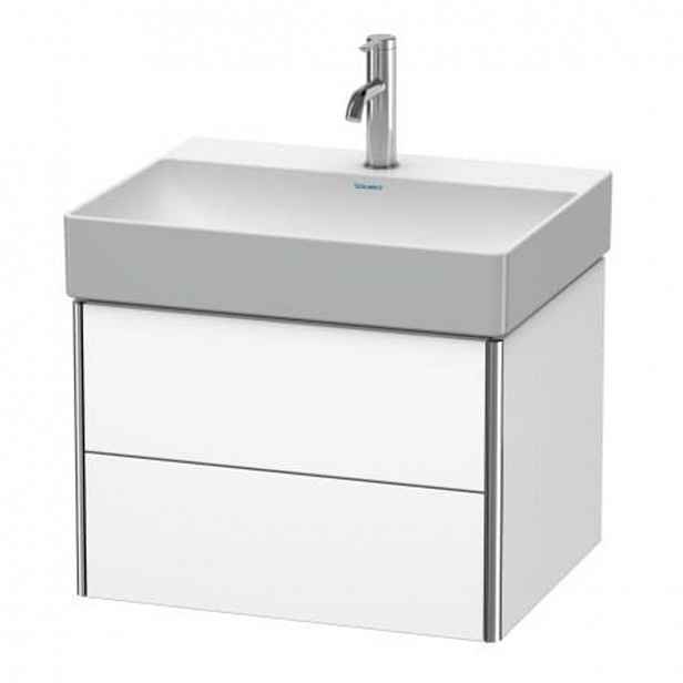 Koupelnová skříňka pod umyvadlo Duravit XSquare 58,4x39,7x46 cm bílá mat XS416101818