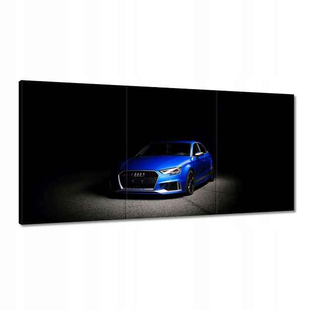 Obrazy 180x90 Modré Audi Quattro