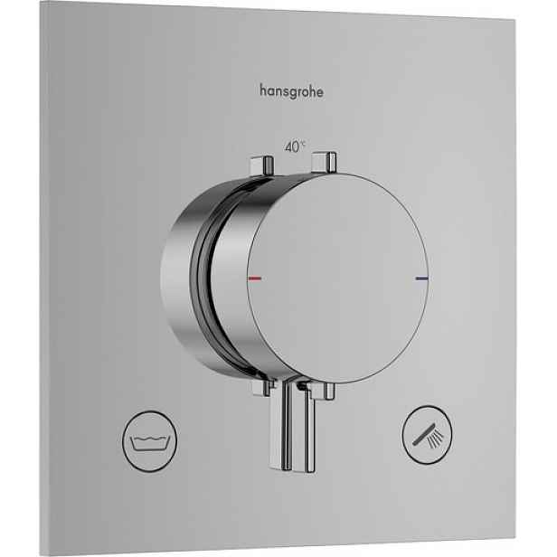 Sprchová a vanová baterie Hansgrohe Ecostat Comfort E bez podomítkového tělesa chrom 33716000