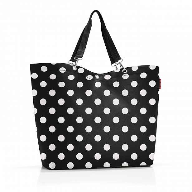 Taška Shopper XL, dots white, Reisenthel