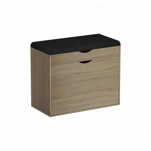 Vicco BOTNÍK S LAVICÍ Schufy Sonoma 60 x 51 cm se 2 přihrádkami