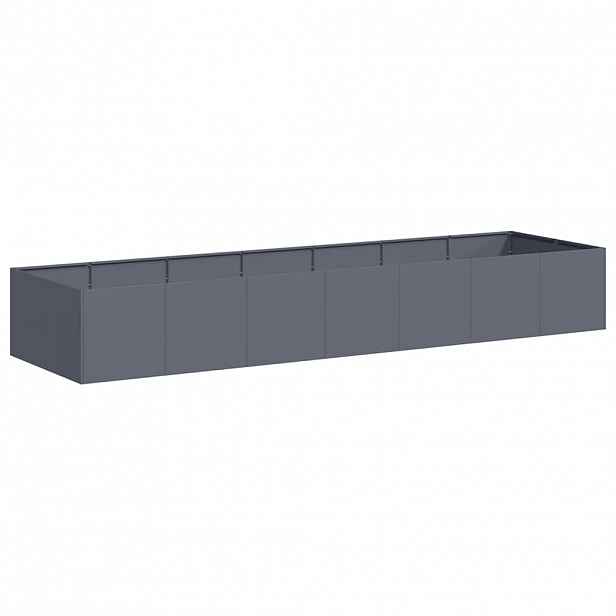 vidaXL Truhlík antracitový 280x80x40 cm ocel