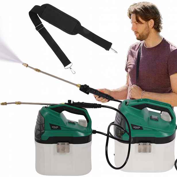 Zahradní Akumulátorový Postřikovač Na Akumulátor 7.5 L 20 V S Lankou 2 Bary
