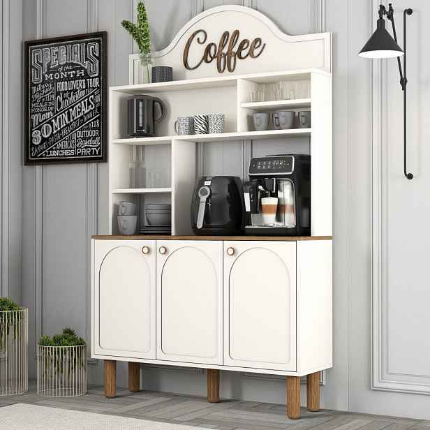 Coffee Bar Cabinet Bohem 861 - Cream