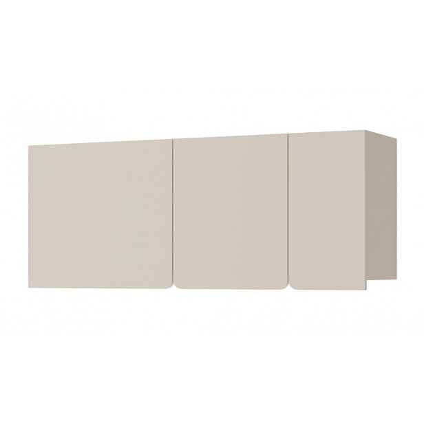 Nástěnná skříňka Lucky, pískově béžová/olejovaný dub