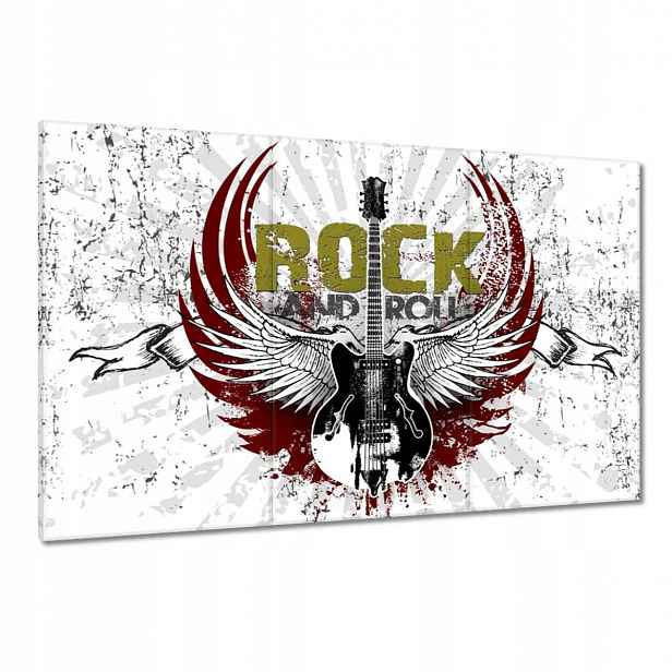 Obrazy 120x80 Rock And Roll kytara