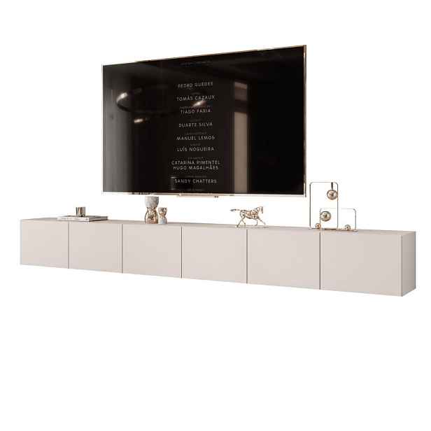 Idohome ZÁVĚSNÁ TV skříňka ANGEL 300 cm KAŠMÍROVÁ