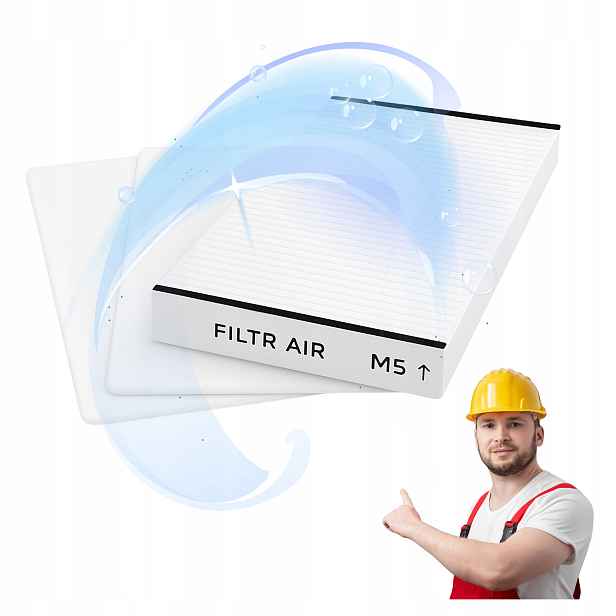 Sada filtrů M5 2x G4 pro Ventilus 390 450 Čistý vzduch Bez alergií