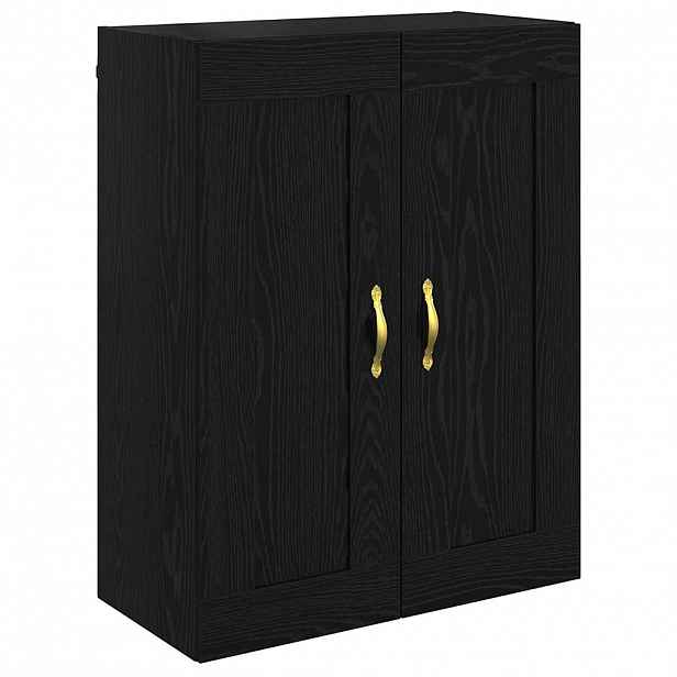 vidaXL Nástěnná skříňka Černý dub 69,5 x 34 x 90 cm Kompozitní dřevo