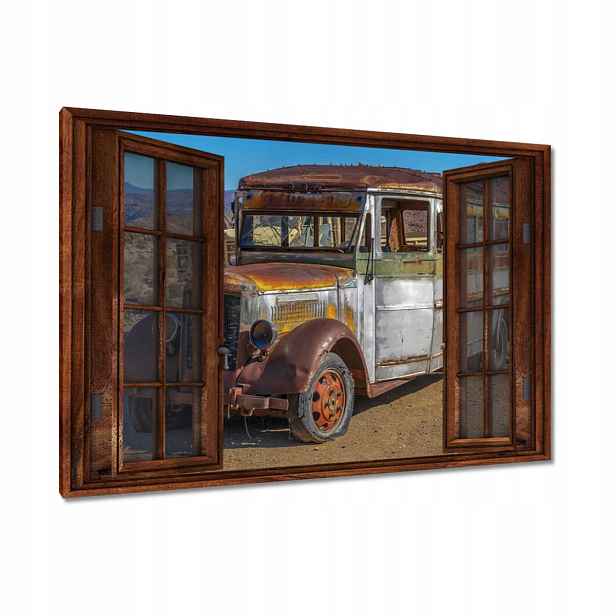 Obrazy 90x60 Americký autobus