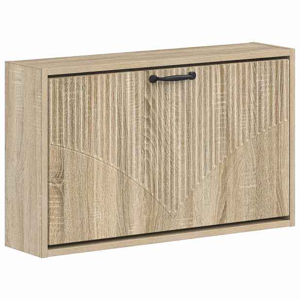vidaXL Nástěnná skříň na boty HOORN 71 x 17 x 43 cm Kompozitní dřevo